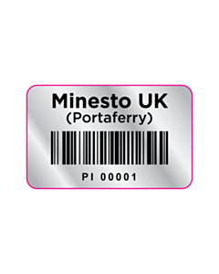 Minesto UK Ltd Code 128 Barcode Labels