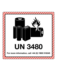 Sonatest Ltd UN 3480 Battery Shipping Labels