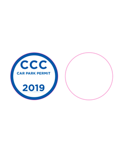 CCC Car Park Permit Window Stickers
