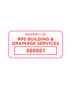 RPS Building & Drainage Services Asset Labels