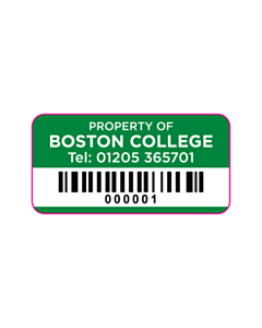 Boston College Asset Labels