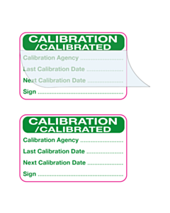 Write & Seal Calibration Labels