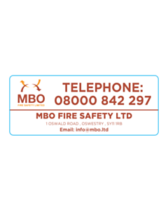 MBO Fire Safety Ltd Fire Extinguisher Contact Lbl