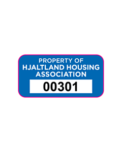 Hjaltland Housing Association Asset Labels