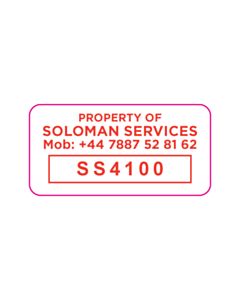 Soloman Services Asset Labels