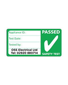 Oss Electrical PAT Test Labels