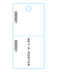 Net-A-Porter Cloakroom Tags