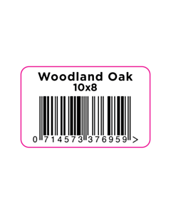 Woodland Oak 10x8 EAN Barcode Label