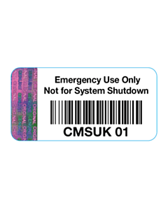 Canon Medical Systems Code 128 Asset Labels