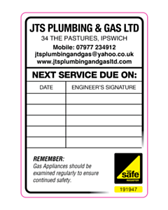 JTS Plumbing & Gas Ltd Gas Safe Boiler Service