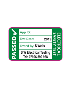 SW Electrical Testing PAT Testing Labels