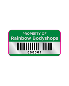Rainbow Bodyshops Asset Labels