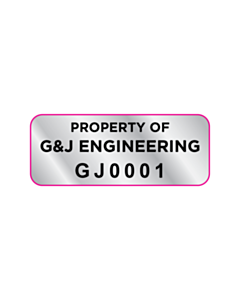 G&J Engineering Ltd Asset Labels