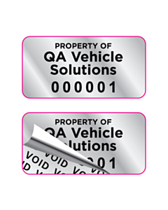 QA Vehicle Solutions Void Labels