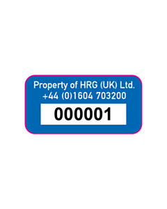 HRG (UK) Ltd Asset Labels