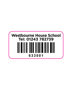 Westbourne House School Code 128 Barcode Labels