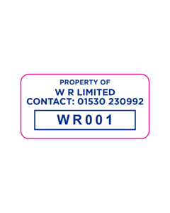 W R Limited Asset Labels
