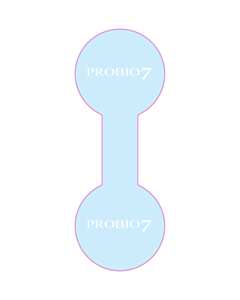 Probio 7 Clear Dumb Bell Labels