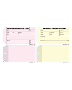 Discrepancy & Exchange Unit Tags