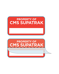 CMS SUPATRAK Write & Seal Labels