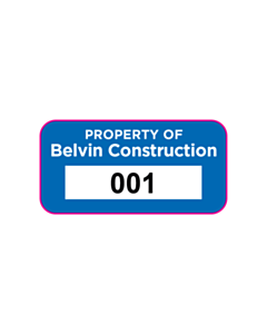 Belvin Construction Asset Labels