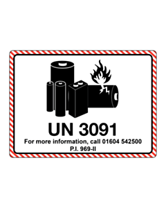 Horiba UK Ltd UN 3091 Labels