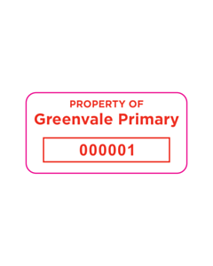 Greenvale Primary School Asset Labels