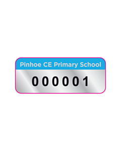 Pinhoe CE Primary School Aluminium Asset Labels