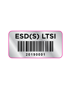 ESD(S) LTSI Code 128 Barcode Labels