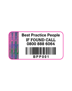 Best Practice People Tamper Evident Asset Labels