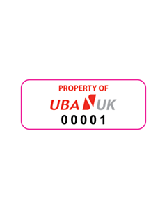 UBA UK Asset Labels