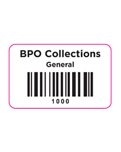 BPO Collections (General) Code 128 Barcode Labels