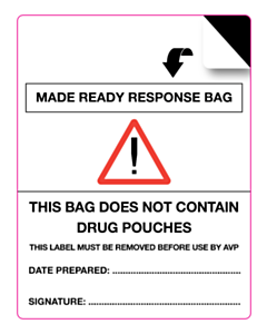 Made Ready Response Bag Labels