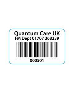 Quantum Care Code 39 Barcode Labels