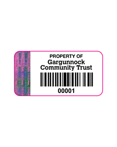 Gargunnock Tamper Evident Asset Labels
