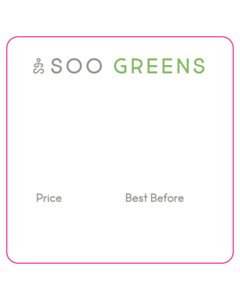 Soo Greens Sandwich Labels