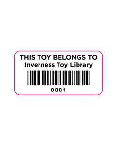 Inverness Toy Library Code 39 Barcode Labels