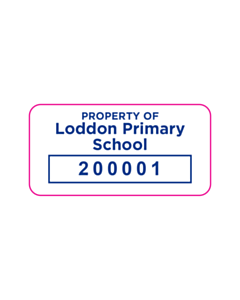 Loddon Primary School Asset Labels