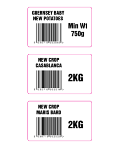 80x50mm Barcode Labels