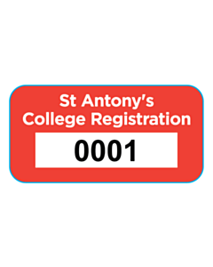 St Anthony's College Asset Labels
