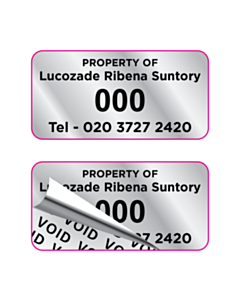 Lucozade Ribena Suntory Void Asset Labels