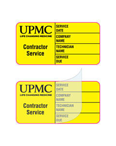 UPMC Write & Seal Labels