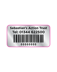 Sebastians Action Trust Code 128 Barcode Labels