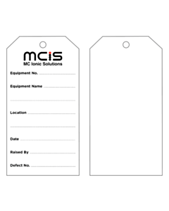 MCIS Equipment Tags