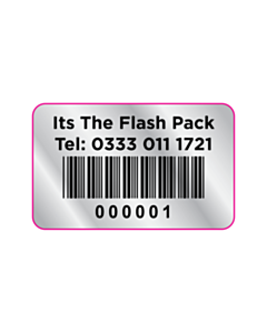 It's The Flash Pack Code 39 Barcode Labels