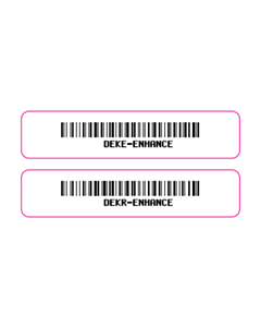 DEKE & DEKR ENHANCE Code 128 Barcode Labels