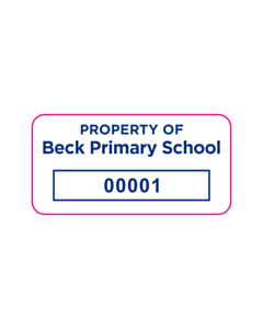 Beck Primary School Asset Labels