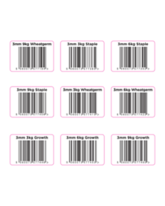 Tranquil Waters 50x35mm EAN Barcode Labels