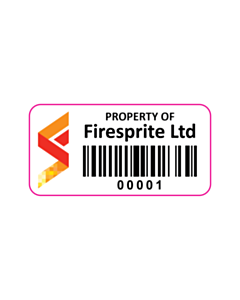 Firesprite Ltd Code 128 Asset Labels