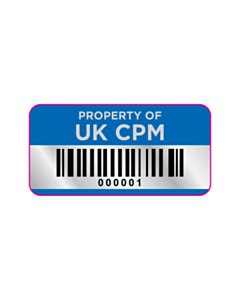 UK CPM Code Asset Labels